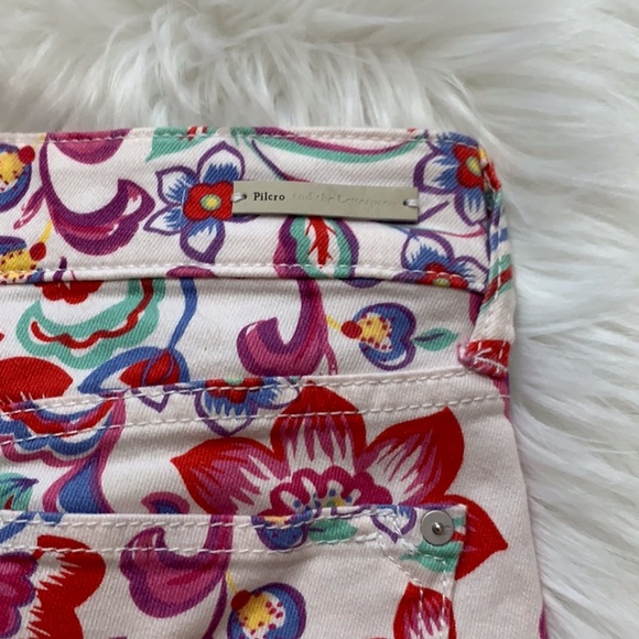 Anthropologie Pilcro Floral Mid-Rise Skinny Jean - Picture 6 of 7